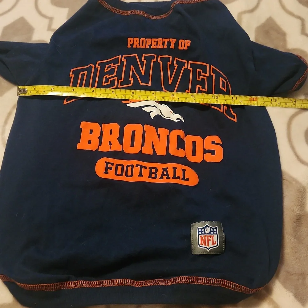 Denver Broncos dog tee
